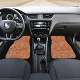 Brick Printed Pattern Print Design 02 Front and Back Car Mats