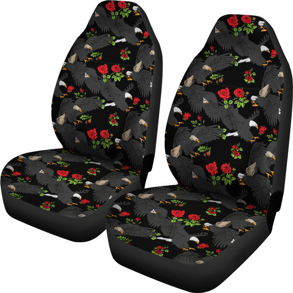 Eagle Pattern Print Design 04 Universal Fit Car Seat Covers