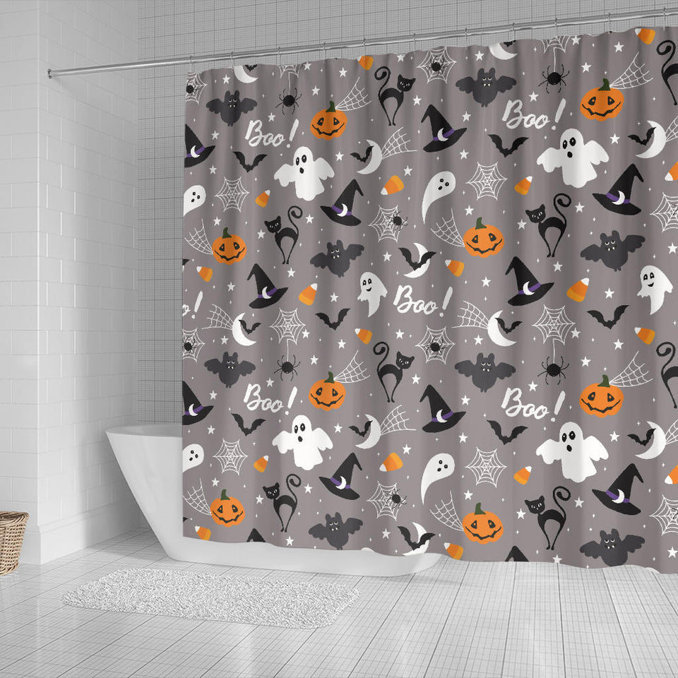 Halloween Design Pattern Shower Curtain Fulfilled In US