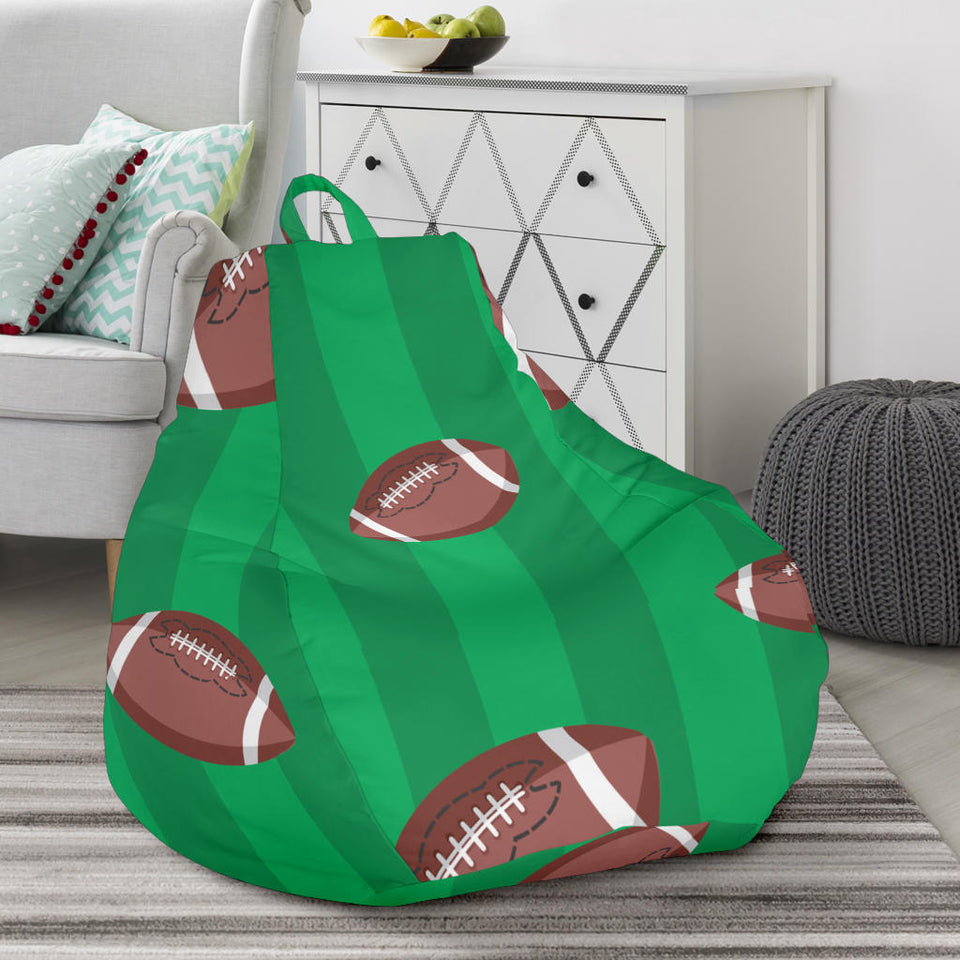 American Football Ball Field Background Bean Bag Cover