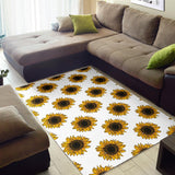 Sunflowers Design Pattern Area Rug