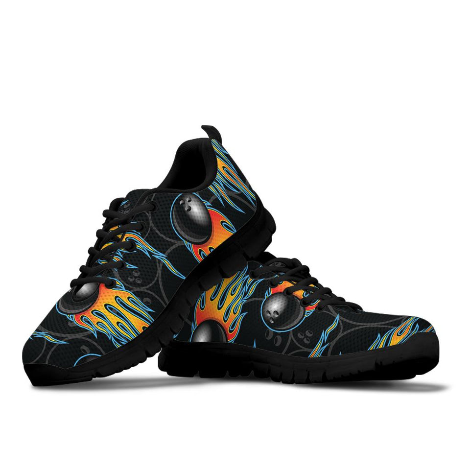 Bowling balls flame pattern Sneakers Pillow