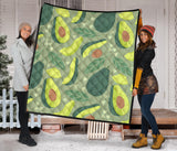 Avocado Pattern Premium Quilt