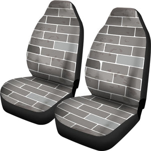 Brick Printed Pattern Print Design 05 Universal Fit Car Seat Covers