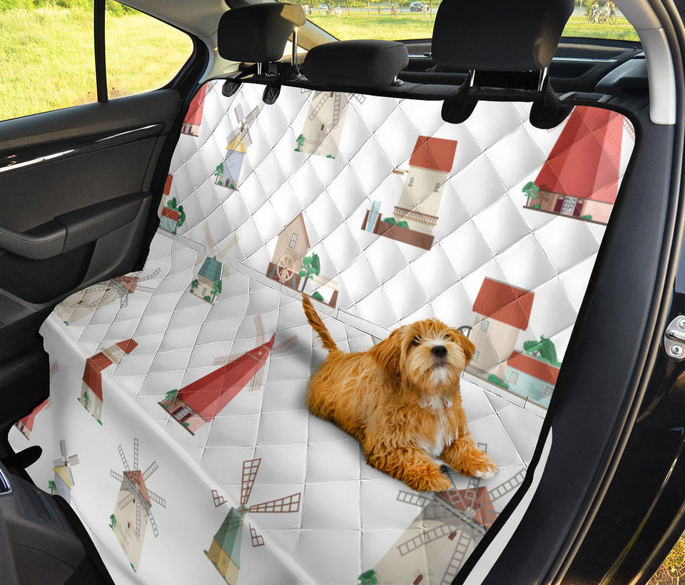 Windmill Design Pattern Dog Car Seat Covers