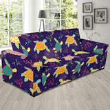 Colorful Sea Turtle Pattern Sofa Slipcover