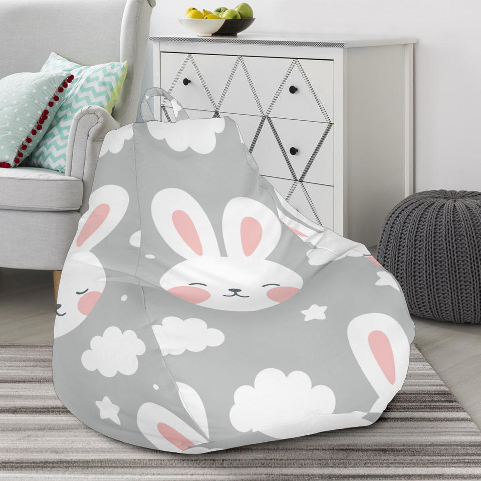 Rabbit Cloud Pattern Bean Bag Cover