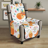 cute tribal fox pattern Chair Cover Protector