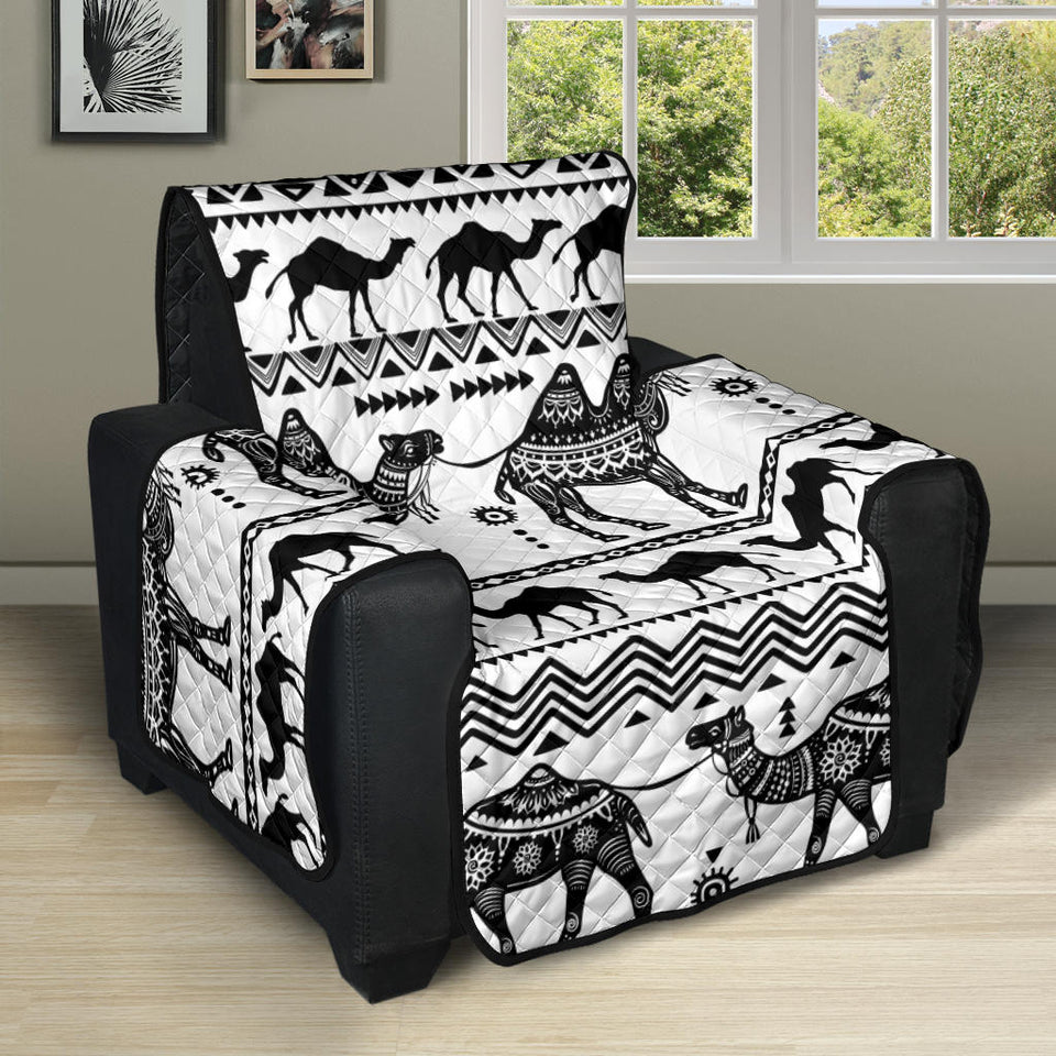 Camel polynesian tribal pattern Recliner Cover Protector