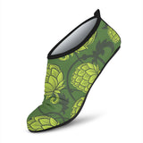 Hop Pattern Hop Cone Background Aqua Shoes