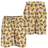 Hamburger Pattern Print Design 01 Men Shorts