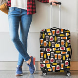 Beer Type Pattern Cabin Suitcases Luggages