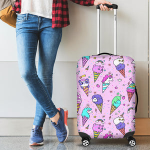 Cute Ice Cream Cone Animal Pattern Luggage Covers