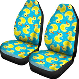 Duck Toy Pattern Print Design 04 Universal Fit Car Seat Covers