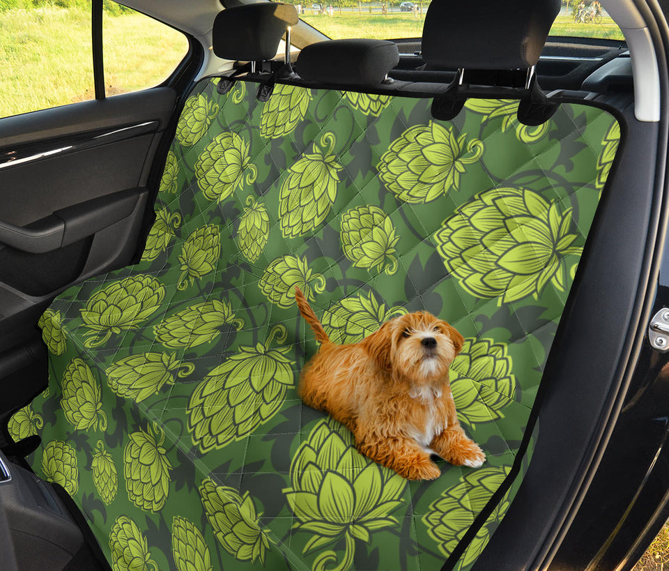 Hop Pattern Hop Cone Background Dog Car Seat Covers