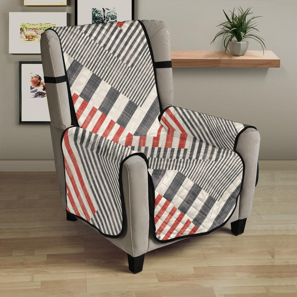 zigzag chevron striped pattern Chair Cover Protector