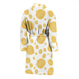 Potato Chips Pattern Print Design 03 Men's Bathrobe