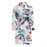 Butterfly Pattern Men'S Bathrobe