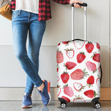 Watercolor Hand Drawn Beautiful Strawberry Pattern Cabin Suitcases Luggages