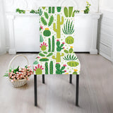 Cactus Pattern Dining Chair Slipcover