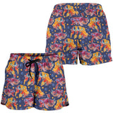 Goldfish Pattern Print Design 05 Women Shorts