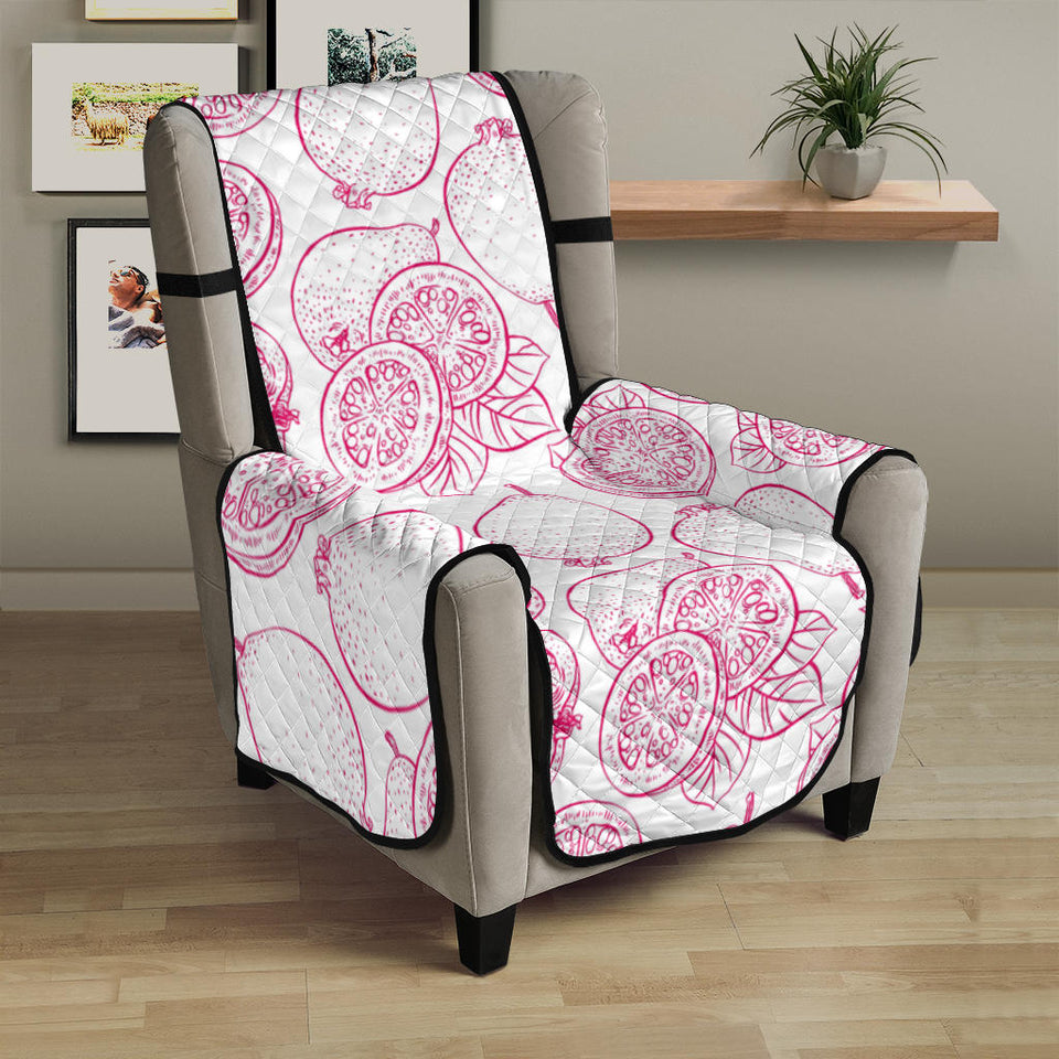 Sketch guava pattern Chair Cover Protector