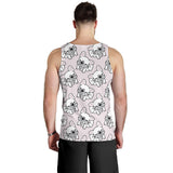 Cute french bulldog pattern Men Tank Top
