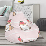 Cute Shiba Inu Dog Apple Pattern Bean Bag Cover