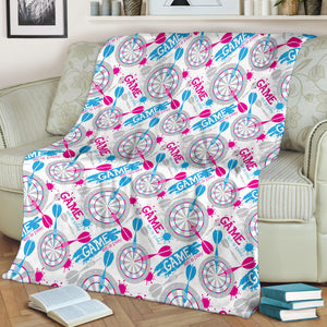 Darts Pattern Print Design 01 Premium Blanket