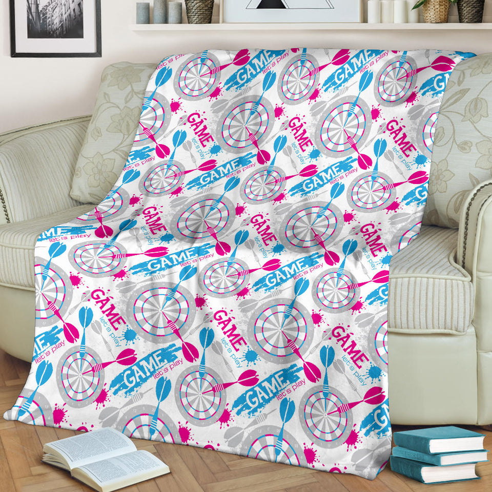 Darts Pattern Print Design 01 Premium Blanket