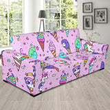 Cute Ice Cream Cone Animal Pattern Sofa Slipcover