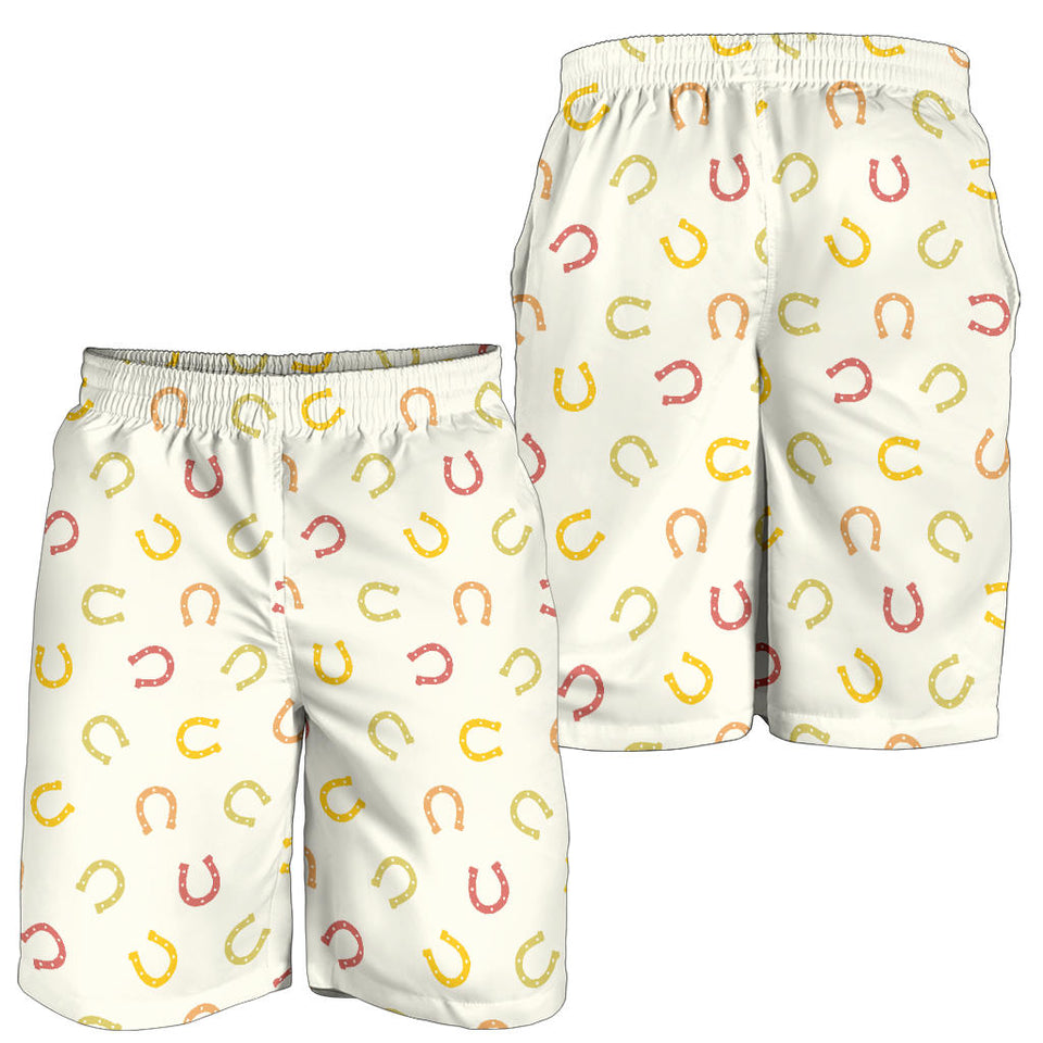 Horseshoes Pattern Print Design 02 Men Shorts
