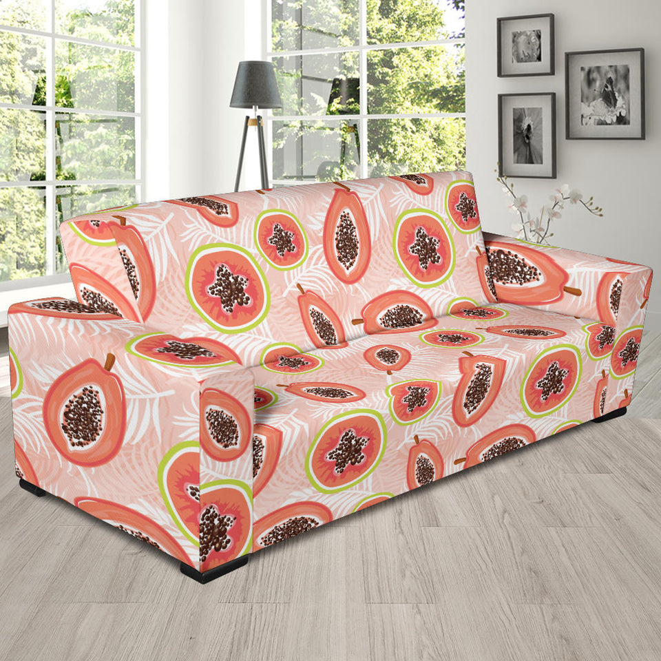 Papaya Leaves Pattern Sofa Slipcover