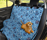 Anchors Rudder Compass Star Nautical Pattern Dog Car Seat Covers