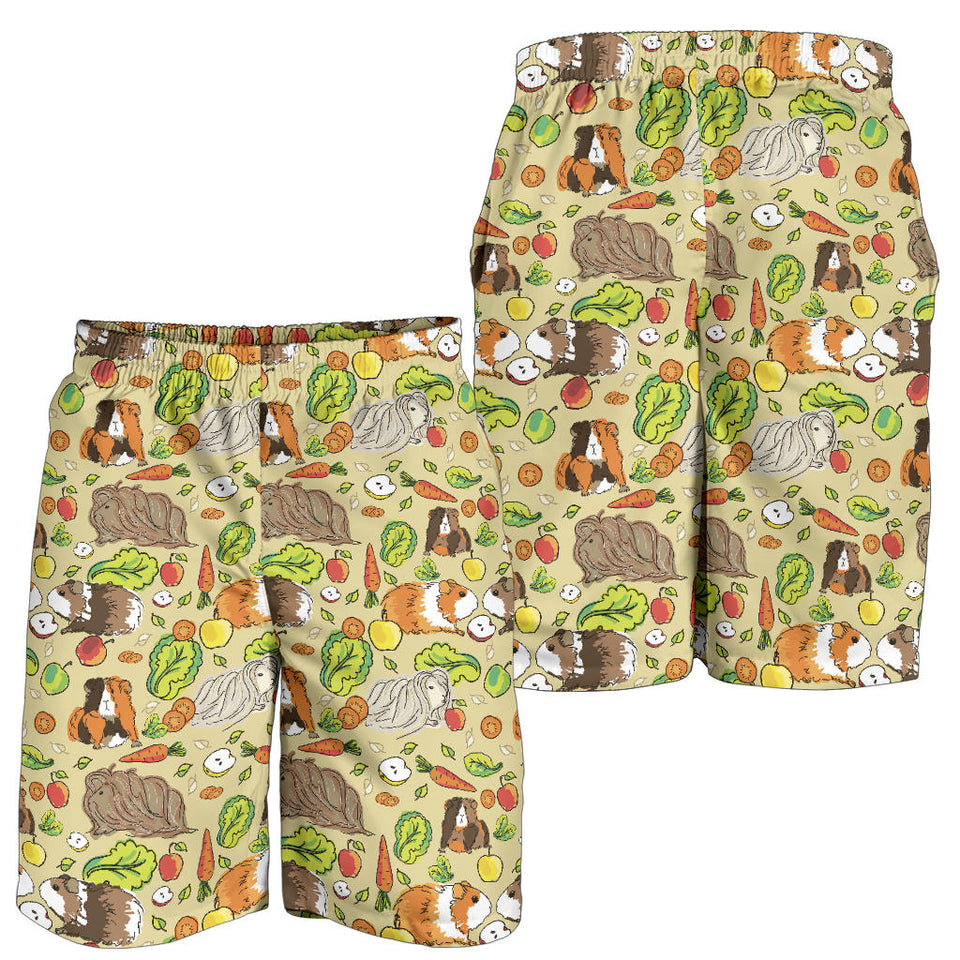 Guinea Pig Pattern Print Design 04 Men Shorts
