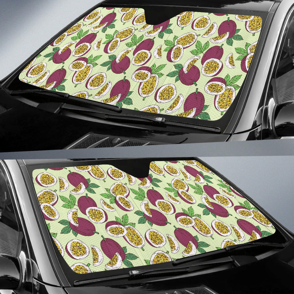 Passion Fruit Pattern Car Sun Shade