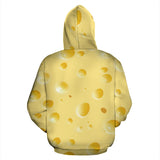 Cheese Texture Men Women Pullover Hoodie