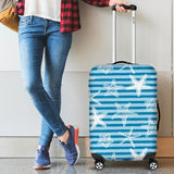 Starfish Blue Blackground Cabin Suitcases Luggages