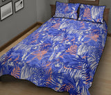 white bengal tigers pattern Quilt Bed Set
