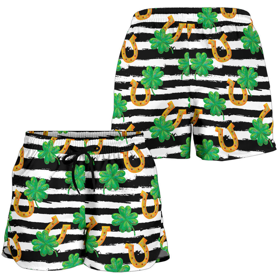 Horseshoes Pattern Print Design 01 Women Shorts