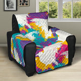 Colorful crow illustration pattern Recliner Cover Protector