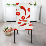 Chili Pattern Dining Chair Slipcover