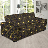 Casino Cards Suits Pattern Print Design 01 Sofa Slipcover