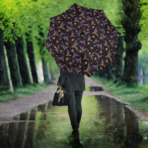 Hummingbird Pattern Print Design 04 Umbrella