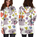 Cute Koalas Teapots Tea Women'S Hoodie Dress
