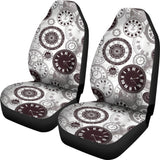 Classic Vintage Clock Pattern Universal Fit Car Seat Covers