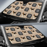 Beagle Pattern Car Sun Shade
