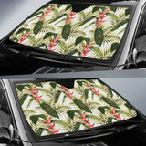 Heliconia Pattern Car Sun Shade