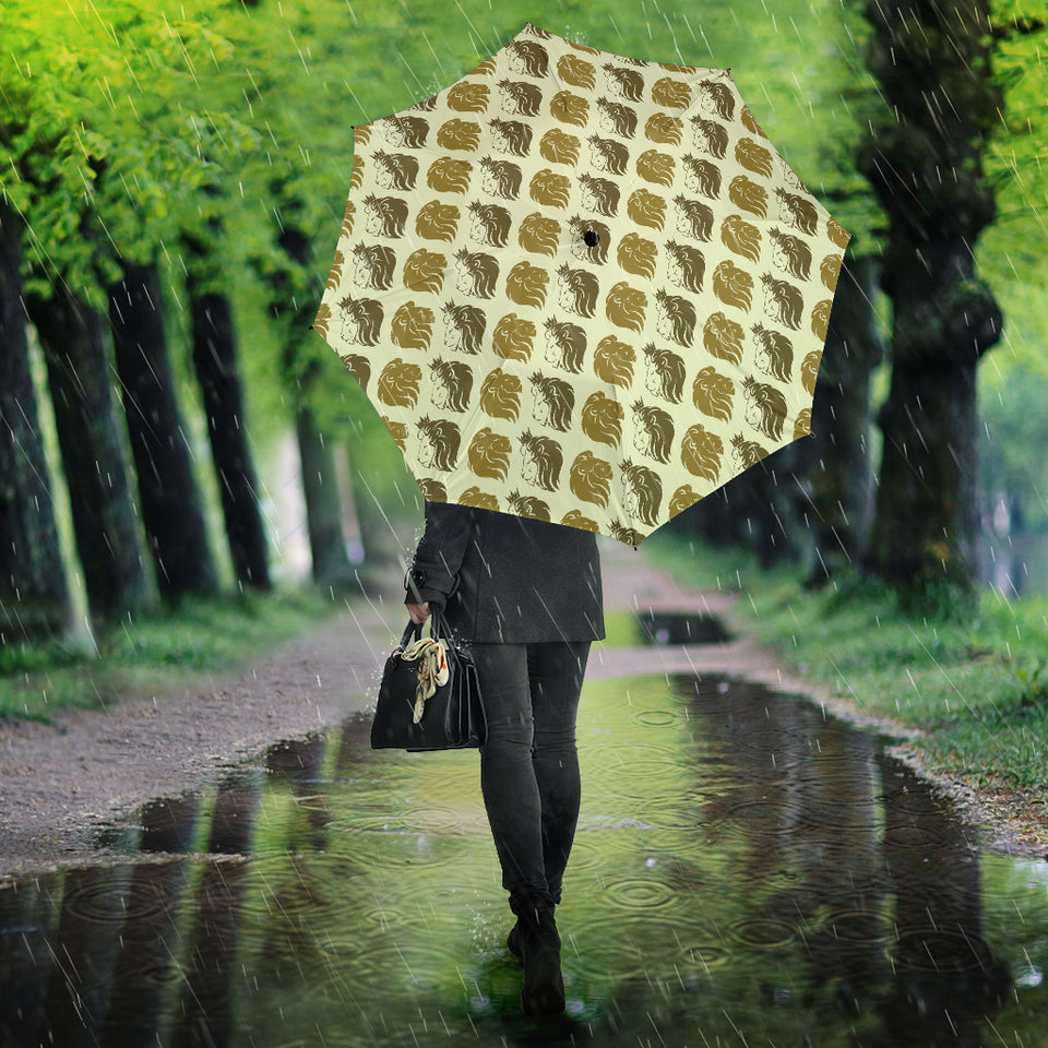 Lion Pattern Print Design 02 Umbrella