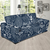 Coral Reef Pattern Print Design 05 Sofa Slipcover